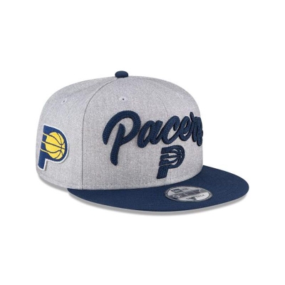 Sapca New Era Indiana Pacers NBA Official NBA Draft 9FIFTY Snapback - Gri